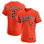 BIPIHUC B.Orioles #2 Gunnar Henderson Player Orange Limited Elite Home Game Stitched Jerseys