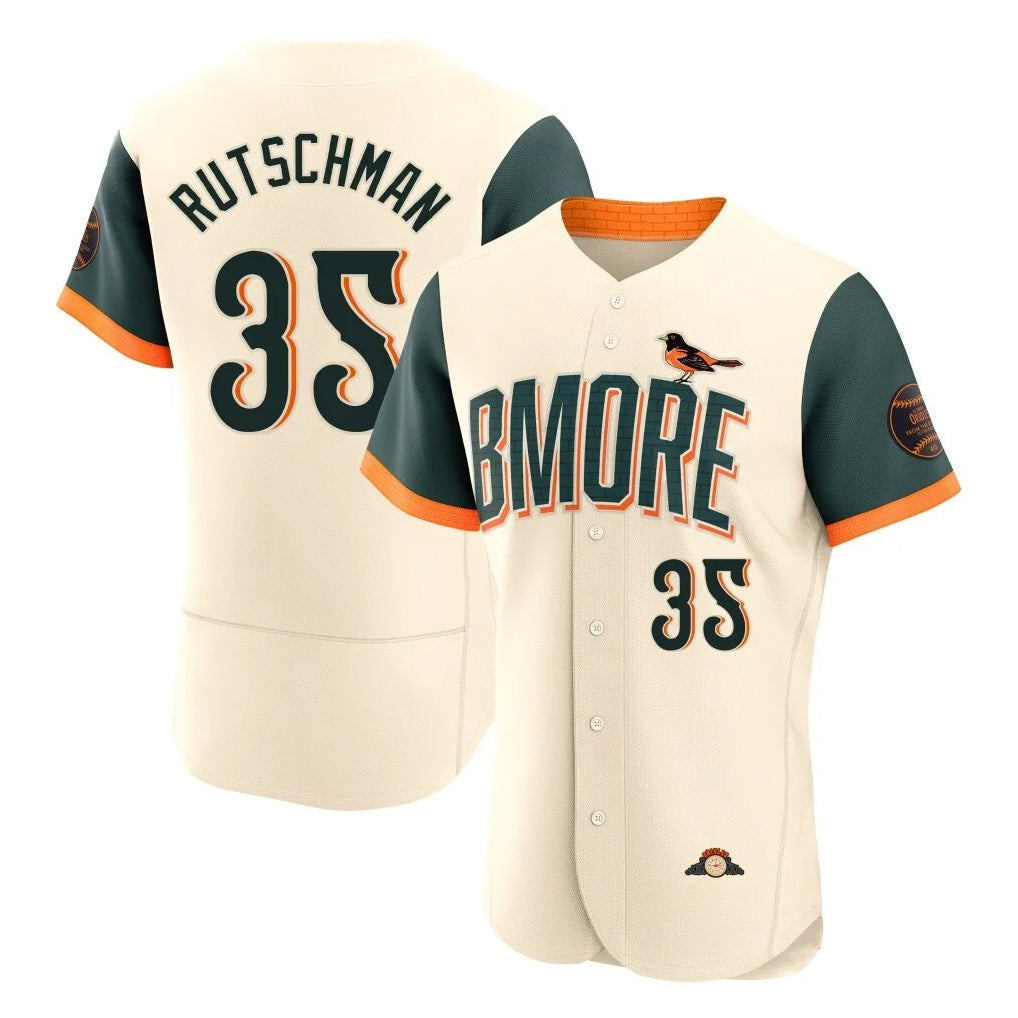 BIPIHUC B.Orioles #35 Adley Rutschman Player Cream 2026 City Connect Limited Elite Home Game Stitched Jerseys