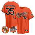 BIPIHUC B.Orioles #35 Adley Rutschman Player Gray Home Game Stitched Jerseys