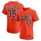 BIPIHUC B.Orioles #35 Adley Rutschman Player Orange Limited Elite Home Game Stitched Jerseys
