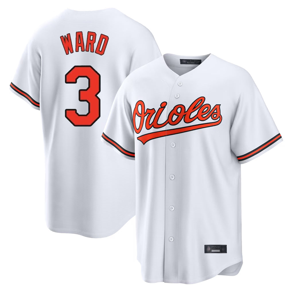 BIPIHUC B.Orioles #3 Taylor Ward Player White Home Game Stitched Jerseys