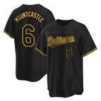 BIPIHUC B.Orioles #6 Ryan Mountcastle Player Black Snake Skin City Home Game Stitched Jerseys