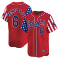 BIPIHUC B.Orioles #6 Ryan Mountcastle Player Red Independence Day Vapor Premier Limited Home Game Stitched Jerseys