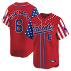 BIPIHUC B.Orioles #6 Ryan Mountcastle Player Red Independence Day Vapor Premier Limited Home Game Stitched Jerseys