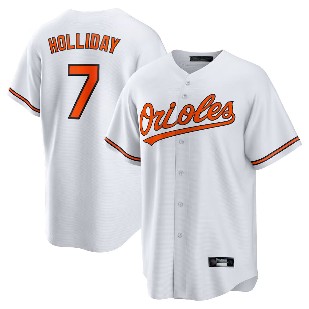 BIPIHUC B.Orioles #7 Jackson Holliday Player White Home Game Stitched Jerseys