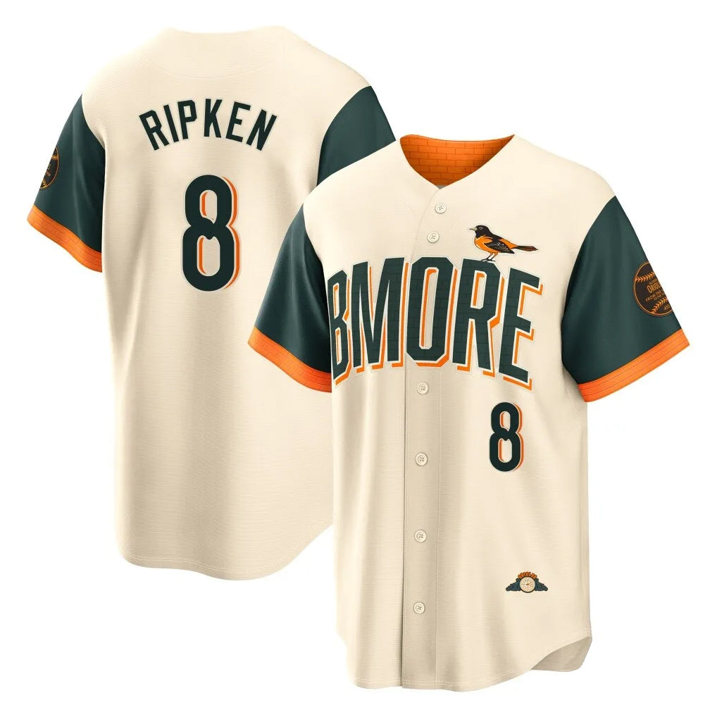 BIPIHUC B.Orioles #8 Cal Ripken Player Cream 2026 City Connect Home Game Stitched Jerseys