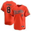 BIPIHUC B.Orioles #8 Cal Ripken Player Orange Limited Home Game Stitched Jerseys