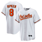 BIPIHUC B.Orioles #8 Cal Ripken Player White Home Game Stitched Jerseys