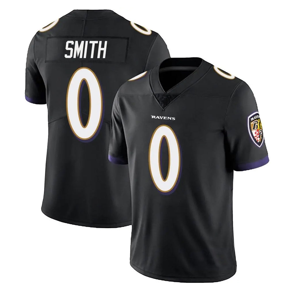 BIPIHUC B.Ravens #0 Roquan Smith Player Black Vapor Untouchable Limited Home Game Stitched Jerseys