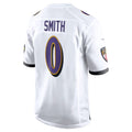 BIPIHUC B.Ravens #0 Roquan Smith Player White Alternate Home Game Stitched Jerseys