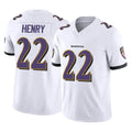 BIPIHUC B.Ravens #22 Derrick Henry Player White Limited Home Game Stitched Jerseys