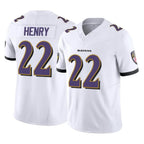 BIPIHUC B.Ravens #22 Derrick Henry Player White Limited Home Game Stitched Jerseys