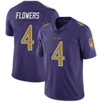 BIPIHUC B.Ravens #4 Zay Flowers Player Limited Purple Color Rush Vapor Untouchable Stitched Jerseys
