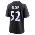 BIPIHUC B.Ravens #52 Ray Lewis Black Alternate Retired Player Stitched Jerseys