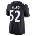 BIPIHUC B.Ravens #52 Ray Lewis Black Alternate Vapor F.U.S.E. Stitched Retired Player Limited Jerseys