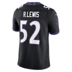 BIPIHUC B.Ravens #52 Ray Lewis Black Alternate Vapor F.U.S.E. Stitched Retired Player Limited Jerseys