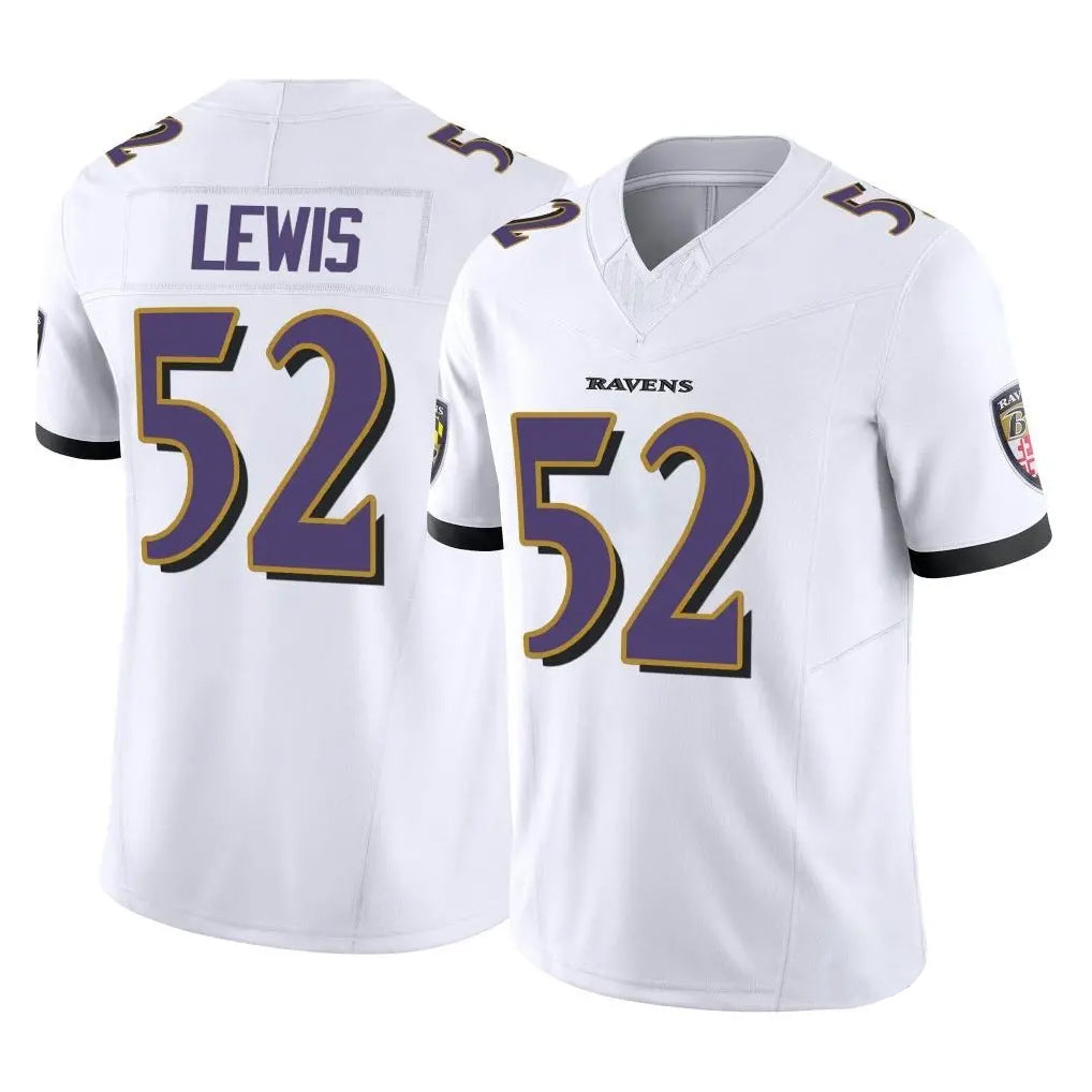 BIPIHUC B.Ravens #52 Ray Lewis Player White Vapor F.U.S.E. Limited Game Home Stitched Jerseys