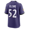 BIPIHUC B.Ravens #52 Ray Lewis Purple Team Retired Player Game Stitched Jerseys