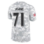 BIPIHUC B.Ravens #71 Olaivavega Ioane Player Arctic Camo Salute to Service Limited Stitched Jerseys