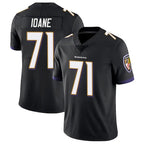 BIPIHUC B.Ravens #71 Olaivavega Ioane Player Black Vapor Untouchable Limited Home Stitched Jerseys