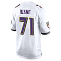 BIPIHUC B.Ravens #71 Olaivavega Ioane Player White Alternate Home Stitched Jerseys