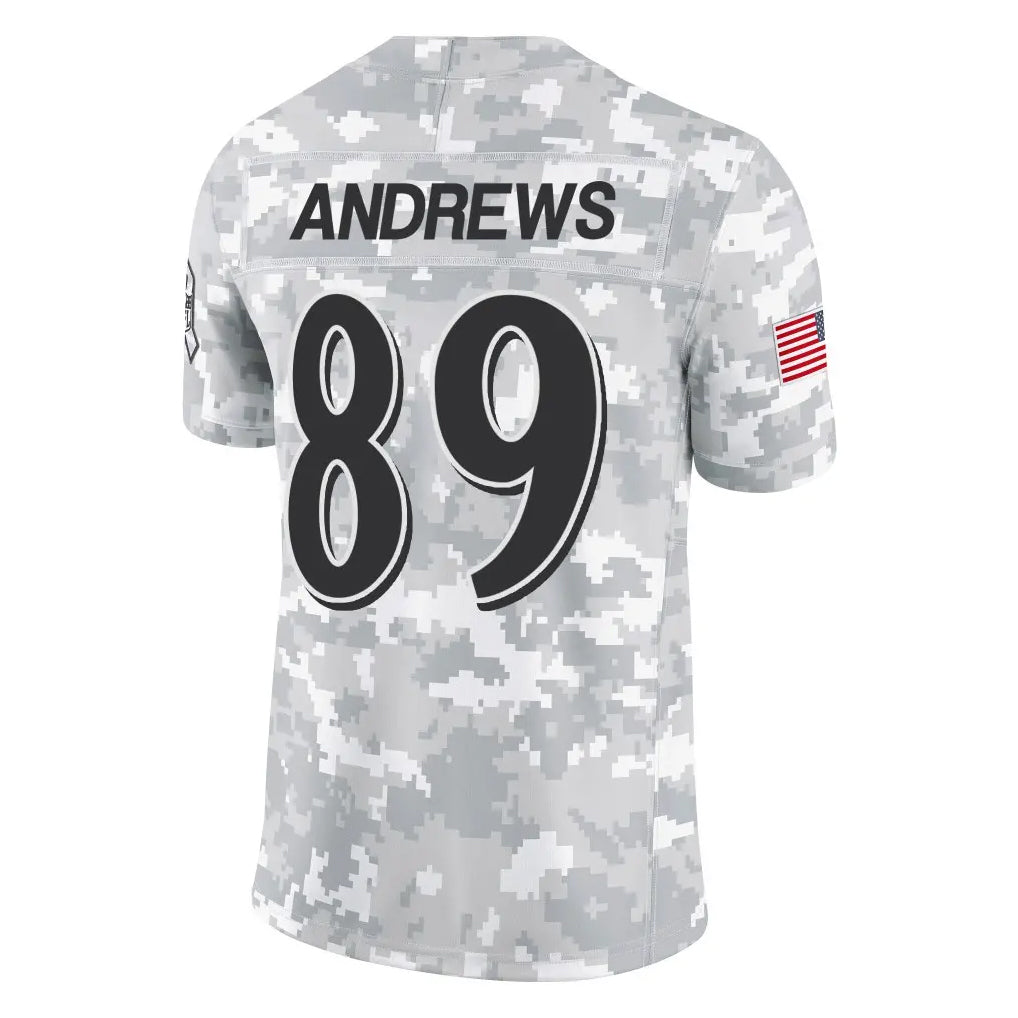 BIPIHUC B.Ravens #89 Mark Andrews Player Arctic Camo Salute to Service Limited Stitched Jerseys
