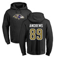BIPIHUC B.Ravens #89 Mark Andrews Player Black Pullover Hoodie Stitched Jerseys