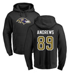 BIPIHUC B.Ravens #89 Mark Andrews Player Black Pullover Hoodie Stitched Jerseys