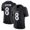 BIPIHUC B.Ravens #8 Lamar Jackson Player Black Limited Elite Home Game Stitched Jerseys