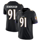 BIPIHUC B.Ravens #91 Trey Hendrickson Player Black Vapor Untouchable Limited Home Stitched Jerseys