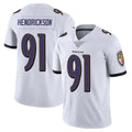 BIPIHUC B.Ravens #91 Trey Hendrickson Player White Vapor Untouchable Game Stitched Jerseys