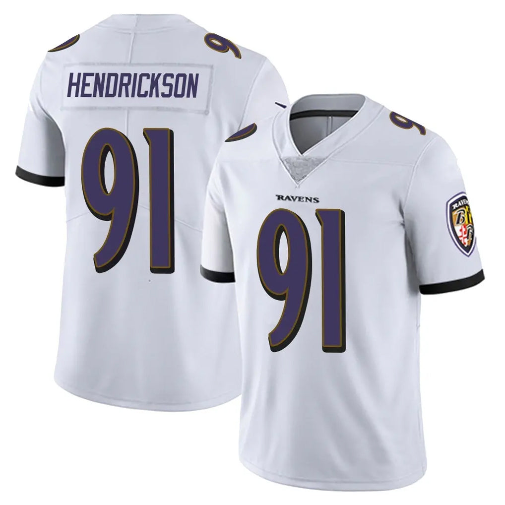 BIPIHUC B.Ravens #91 Trey Hendrickson Player White Vapor Untouchable Game Stitched Jerseys