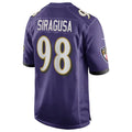 BIPIHUC B.Ravens #98 Tony Siragusa Player Purple Alternate Home Game Stitched Jerseys
