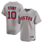 BIPIHUC B.Red Sox #10 Trevor Story Player Gray Road Limited Home Game Stitched Jerseys