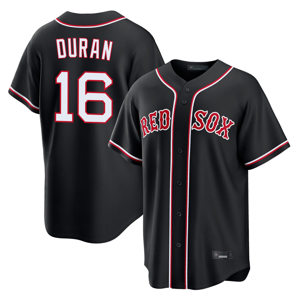 BIPIHUC B.Red Sox #16 Jarren Duran Player Black Out Home Game Stitched Jerseys