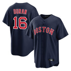 BIPIHUC B.Red Sox #16 Jarren Duran Player Navy Home Game Stitched Jersey