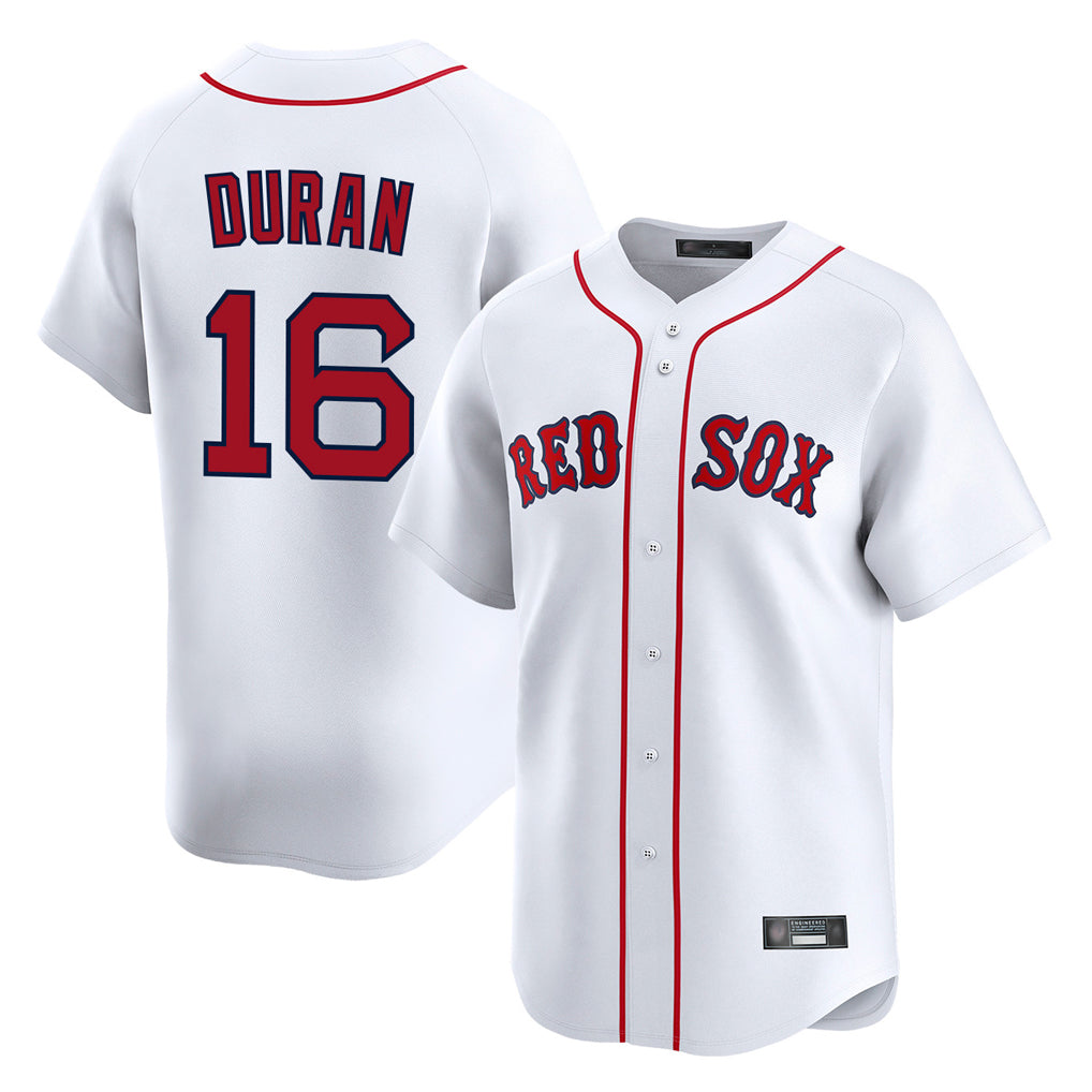 BIPIHUC B.Red Sox #16 Jarren Duran Player White Limited Home Game Stitched Jersey