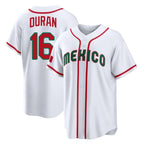 BIPIHUC B.Red Sox #16 Jarren Duran Player White Mexico 2026 World Classic Home Game Stitched Jerseys