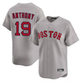 BIPIHUC B.Red Sox #19 Roman Anthony Player Gray Road Limited Home Game Stitched Jerseys