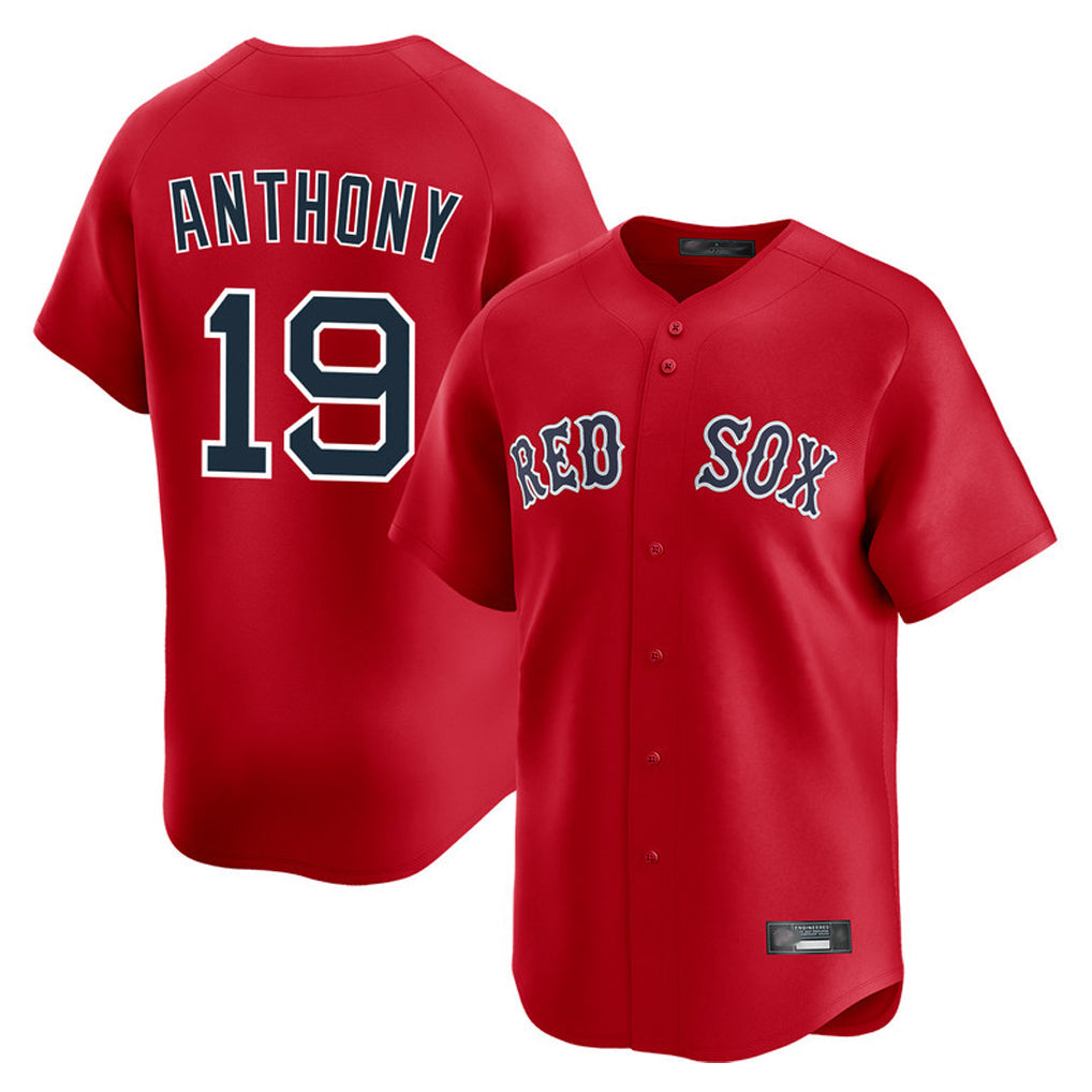 BIPIHUC B.Red Sox #19 Roman Anthony Player Red Limited Home Game Stitched Jerseys