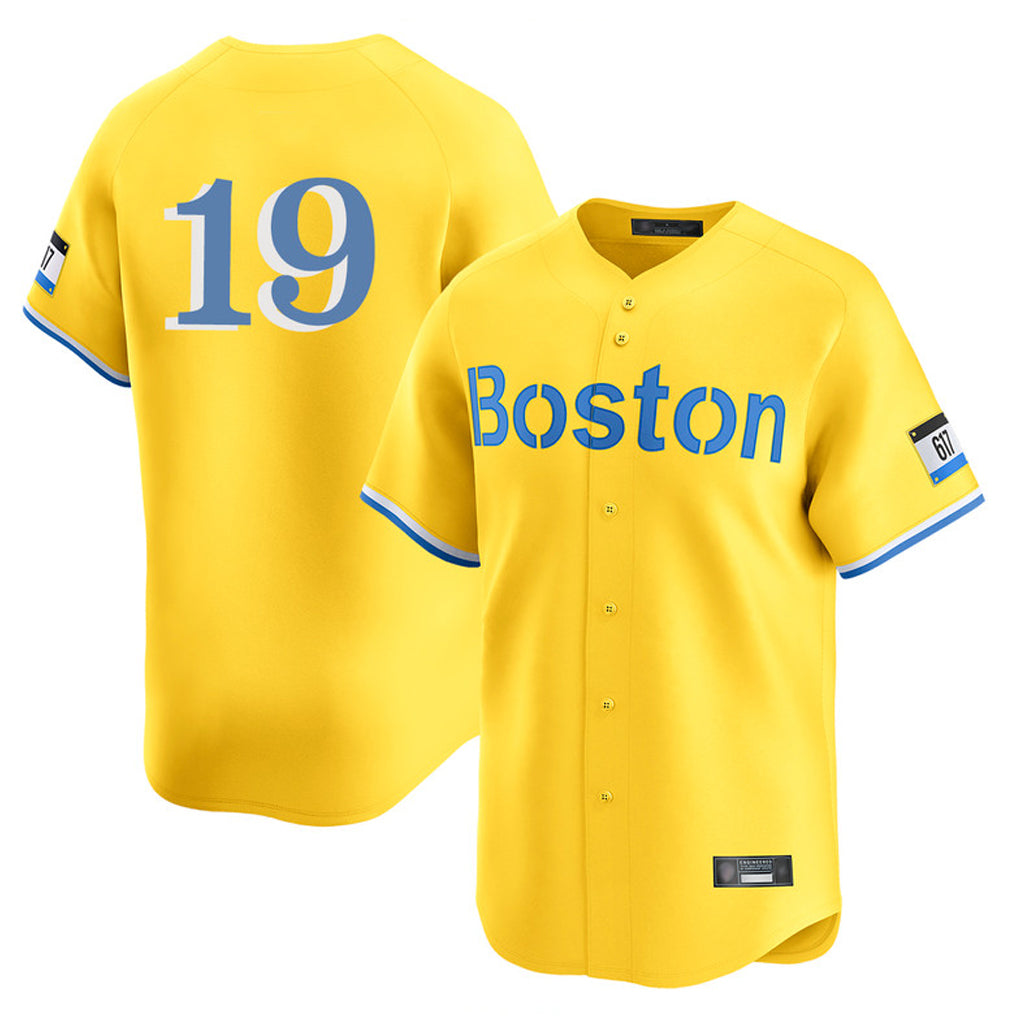 BIPIHUC B.Red Sox #19 Roman Anthony Player Yellow Limited Home Game Stitched Jerseys