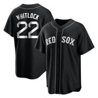 BIPIHUC B.Red Sox #22 Garrett Whitlock Player Black Home Game Stitched Jerseys