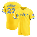 BIPIHUC B.Red Sox #22 Garrett Whitlock Player Yellow Limited Elite Home Game Stitched Jerseys
