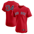 BIPIHUC B.Red Sox #34 David Ortiz Player Red Limited Elite Home Game Stitched Jerseys
