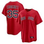 BIPIHUC B.Red Sox #35 Garrett Crochet Player Red Home Game Stitched Jerseys