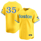BIPIHUC B.Red Sox #35 Garrett Crochet Player Yellow Limited Home Game Stitched Jerseys
