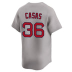 BIPIHUC B.Red Sox #36 Triston Casas Player Gray Road Limited Home Game Stitched Jerseys