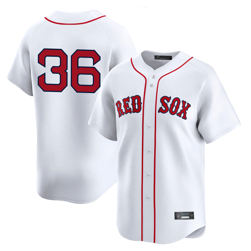 BIPIHUC B.Red Sox #36 Triston Casas Player White Limited Home Game Stitched Jersey