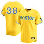 BIPIHUC B.Red Sox #36 Triston Casas Player Yellow Limited Home Game Stitched Jersey