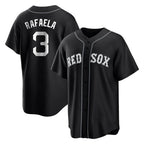 BIPIHUC B.Red Sox #3 Ceddanne Rafaela Player Black Home Game Stitched Jerseys